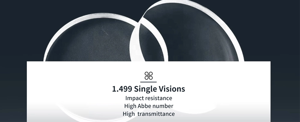 Advantages of China Factory Wholesale Price 1.49/1.50 Hard Coated Eyeglasses Optical Lens