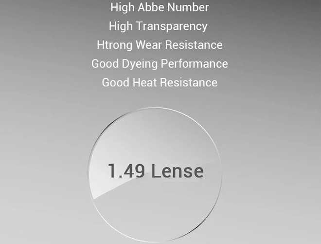 Specification of CR39 1.499 Single Vision Uncoated Plastic Optical Lenses