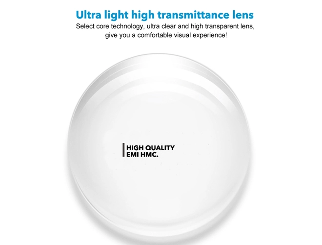 Specification of Eyeglasses Lens Optical 1.56 HMC AR Coating For Anti Reflective Coating