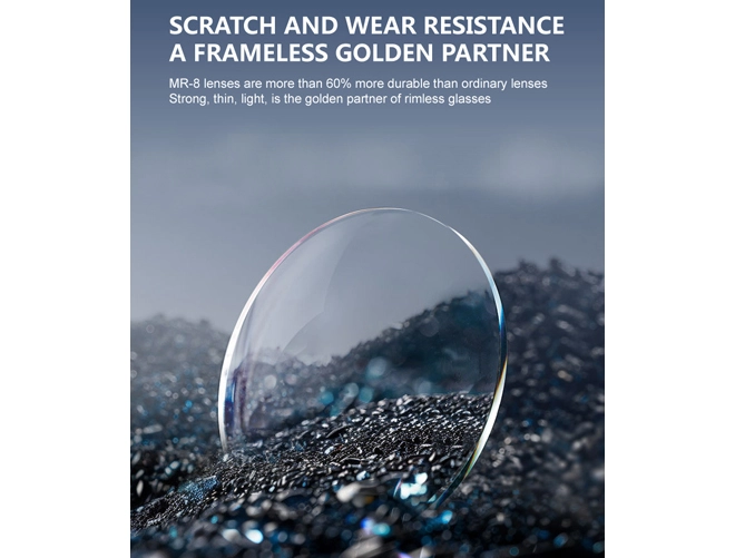 Specification of Single Vision 1.61 Aspheric MR-8 HMC Hard Multi Coated Prescription Lenses