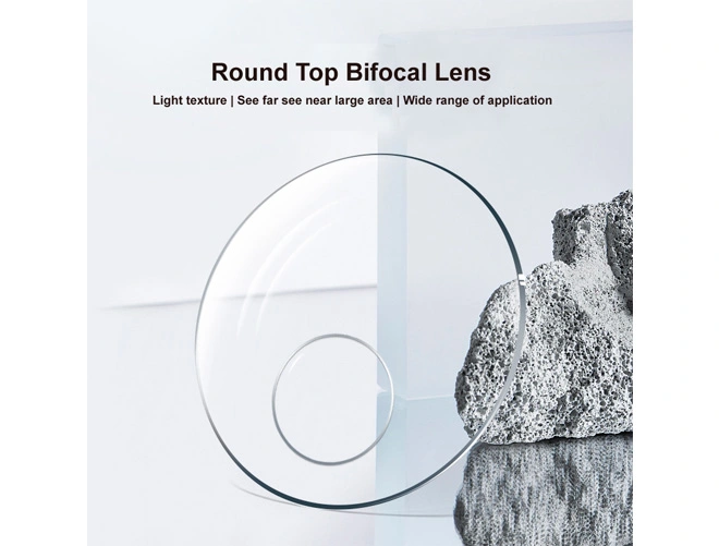 Specification of 1.56 Round-Top AR Coating Prescription Lenses In Photogray/Brown Lens