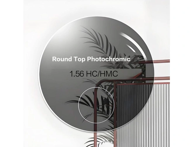 Specification of 1.56 Round-Top AR Coating Prescription Lenses In Photogray/Brown Lens