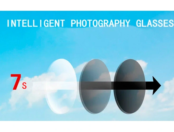 Specification of Photogrey 1.56 Bifocal Flat Top HMC EMI Prescription Lens Photochromic Optical Lens