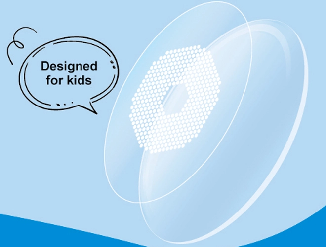 Specification of 1.56/1.60 Defocus Multiple Mico Miyo Smart Kids Myopia Control Lenses