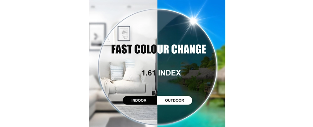 Advantages of Fast Color Change 1.60 Photochromic Lenses Grey Optical Spining Lenses Advantages of Fast Color Change 1.60 Photochromic Lenses Grey Optical Spining Lenses
