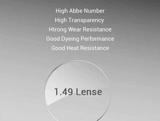Specification of 1.49 CR39 Round Top Bifocal Prescription Without Coating In Eyeglass Lenses