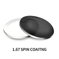 1.67 Anti Reflex Photochromic Lens For Eye Protection Antiglare Optical