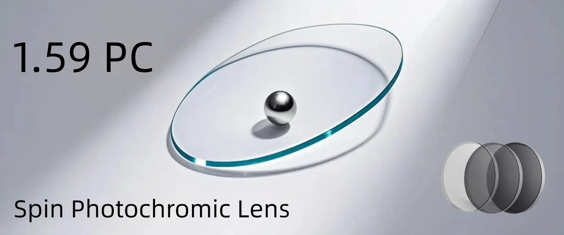 1.59 PC Spin Photochromic Lens