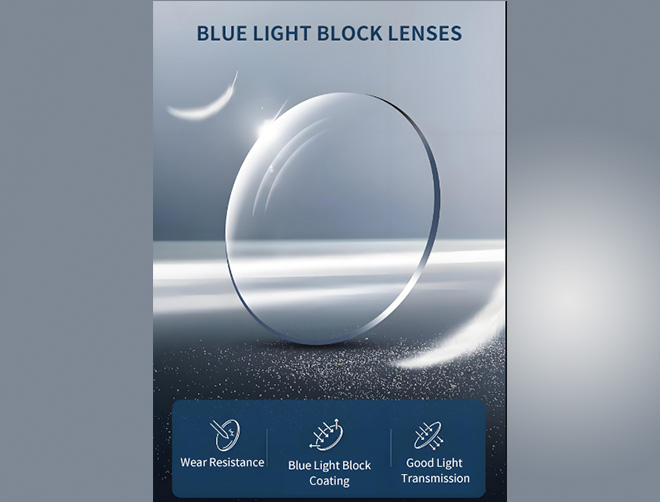 high index 1 67 uv420 blue light blocking lenses for eyeglasses