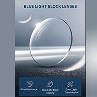 High Index 1.67 UV420 Blue Light Blocking Lenses for Eyeglasses